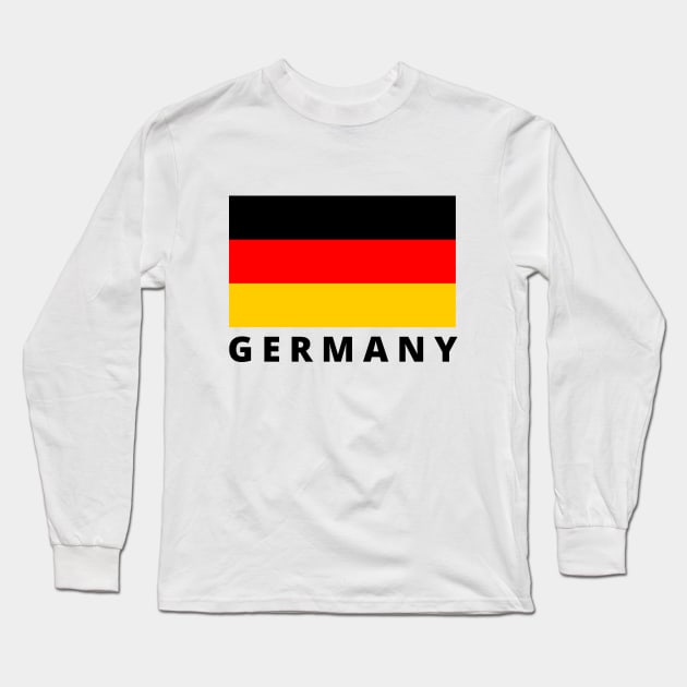 Germany Flag Long Sleeve T-Shirt by Merch4Days